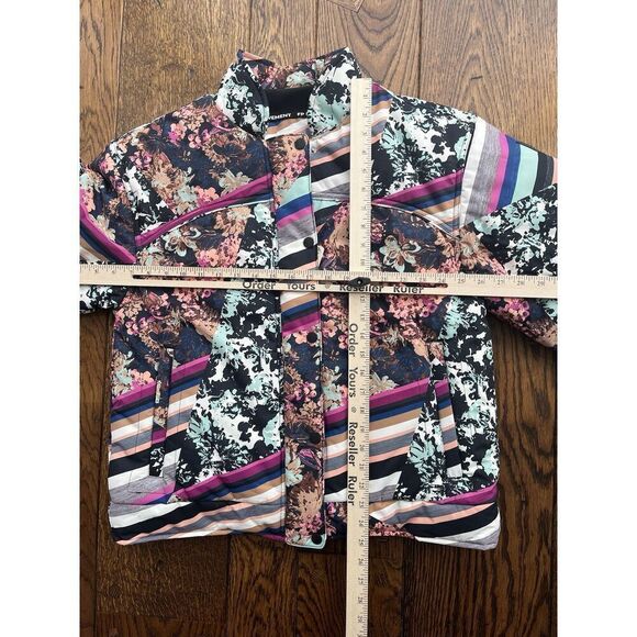 Free People FP Movement Bunny Slope Printed Puffer Jacket Small Skiing NWT - Picture 4 of 6